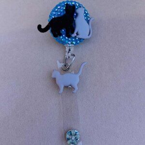 Cat Badge Reel